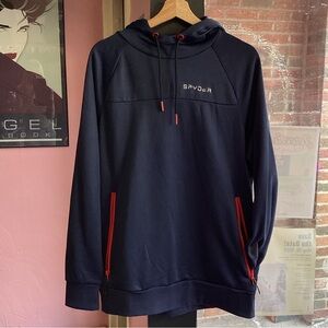 Spyder Men's Navy Hoodie with Red Details